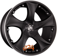 KESKIN Velgen - KT 9 Malik Matt Black Lip Polish (MBLP) - 19 inch