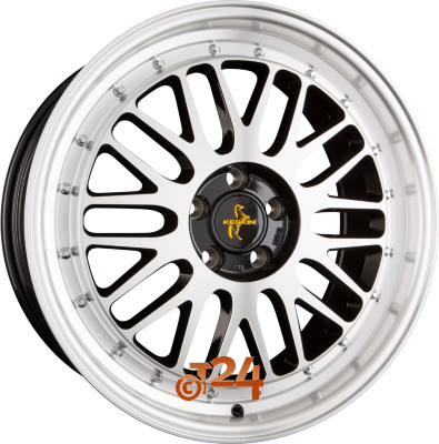 KESKIN Velgen - KT22 RETRO Black Front Polished (BFP) - 19 inch
