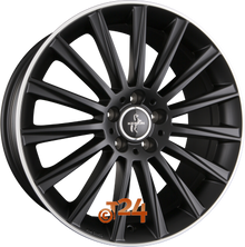 KESKIN Velgen - KT18 TURBO Matt Black Lip Polish (MBLP) - 19 inch
