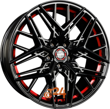 KESKIN Velgen - KT25 Black Painted Red Inside (BPRI) - 20 inch