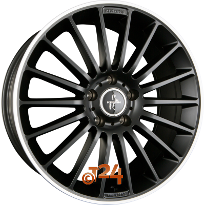 KESKIN Velgen - KT15 SPEED Matt Black Lip Polished (MBLP) - 19 inch