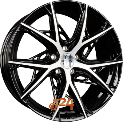 KESKIN Velgen - KT24 Black Front Polish (BFP) - 19 inch