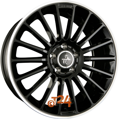 KESKIN Velgen - KT15 SPEED Black Lip Polish (BLP) - 19 inch