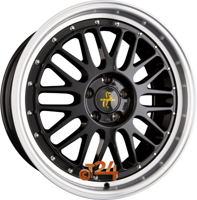 KESKIN Velgen - KT22 RETRO Black Lip Polished (BLP) - 19 inch