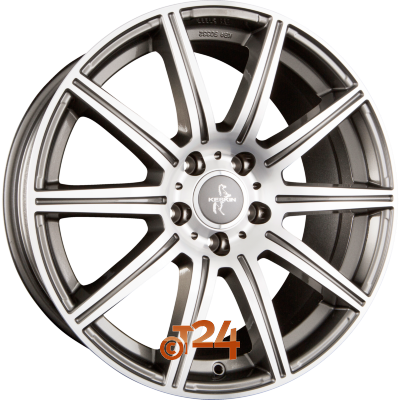 KESKIN Velgen - KT16 DYNAMIC Palladium Front Polished (PFP) - 19 inch