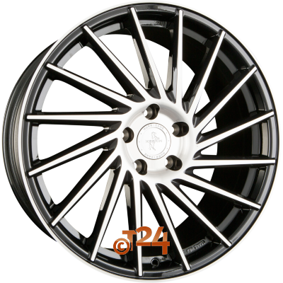KESKIN Velgen - KT17 HURRICANE Black Front Polish (BFP) - 20 inch