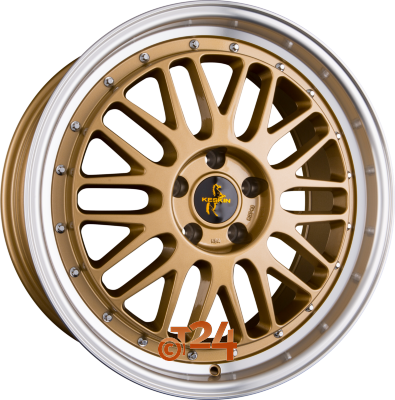 KESKIN Velgen - KT22 RETRO Gold Lip Polish (GLP) - 18 inch