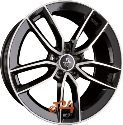 KESKIN Velgen - KT21 ELEGANT Black Front Polished (BFP) - 17 inch