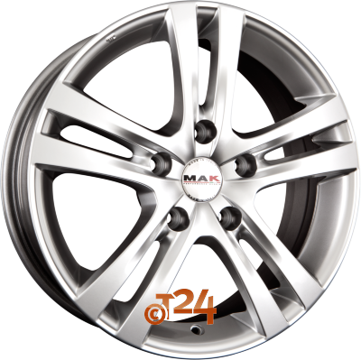 MAK Velgen - ZENITH Hyper Silver - 17 inch