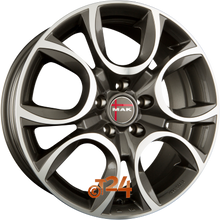 MAK Velgen - TORINO Gun Metallic Mirror Face - 14 inch