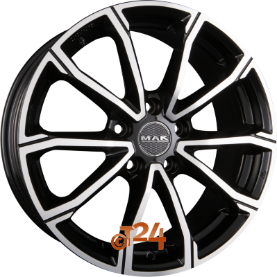MAK Velgen - DAVINCI Black Mirror Face - 18 inch