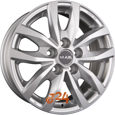 MAK Velgen - LOAD 5 Silver - 17 inch