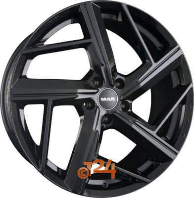 MAK Velgen - QVATTRO Gloss Black - 18 inch