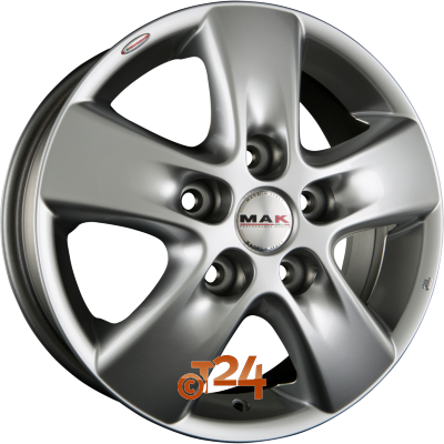 MAK Velgen - HD! 2 Hyper Silver - 15 inch