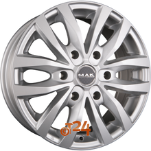 MAK Velgen - LOAD 6 Silver - 16 inch
