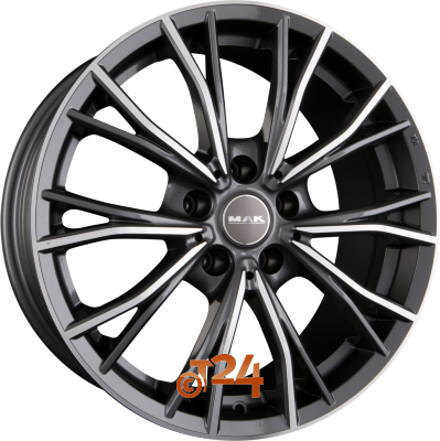 MAK Velgen - MARK Gun Metal Mirror Face - 18 inch