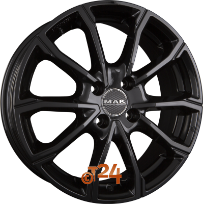 MAK Velgen - DAVINCI Gloss Black - 16 inch