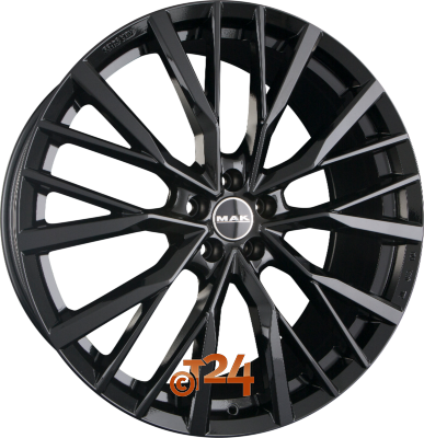 MAK Velgen - KENT Gloss Black - 21 inch