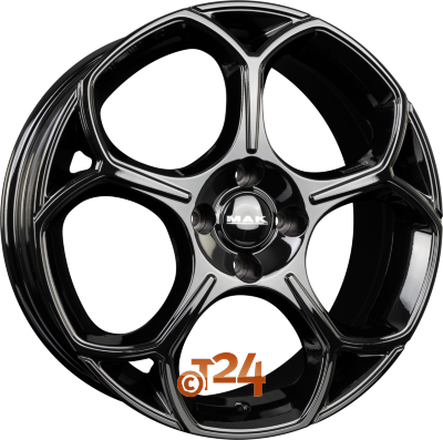 MAK Velgen - MONZA Gloss Black - 18 inch