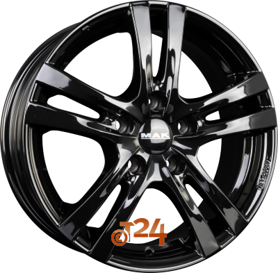 MAK Velgen - ZENITH Gloss Black - 17 inch