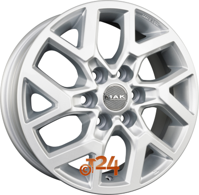 MAK Velgen - GRAVEL Silver - 16 inch