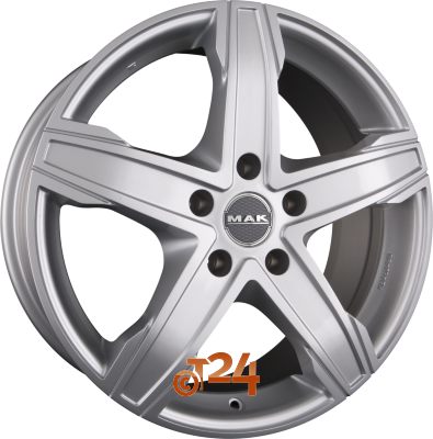 MAK Velgen - KING 5 Silver - 17 inch