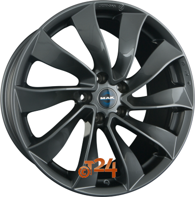 MAK Velgen - SOLAR Gloss Gun Metallic - 18 inch