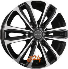 MAK Velgen - SAFARI 6 Black Mirror - 18 inch