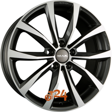 MAK Velgen - WOLF Gun Metal Mirror Face - 20 inch