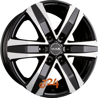 MAK Velgen - STONE 6 Black Mirror Face - 20 inch