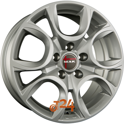 MAK Velgen - TORINO Silver - 15 inch