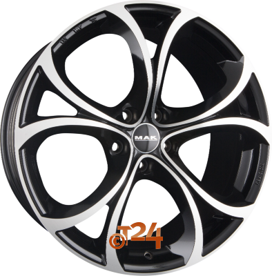 MAK Velgen - LARIO Black Mirror Face - 18 inch