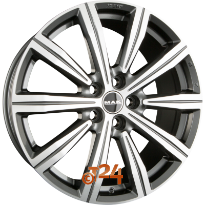 MAK Velgen - BIRMINGHAM Gun Metal Mirror Face - 22 inch