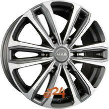 MAK Velgen - SAFARI 6 Gun Metal Mirror Face - 18 inch