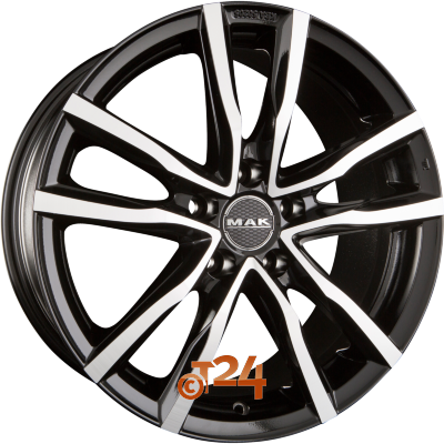 MAK Velgen - MILANO 5 Black Mirror Face - 16 inch