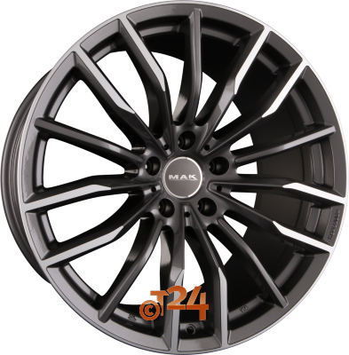 MAK Velgen - RAPP Gun Metal Mirror Face - 19 inch