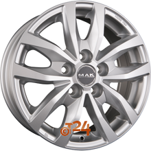 MAK Velgen - LOAD 5 Silver - 16 inch