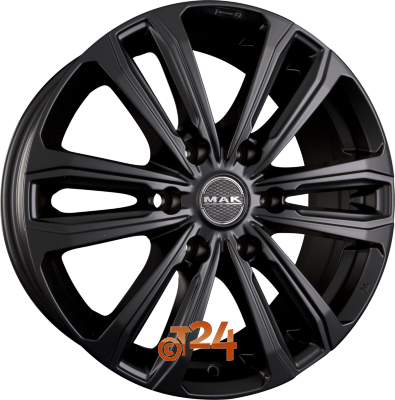 MAK Velgen - SAFARI 6 Matt Black - 18 inch
