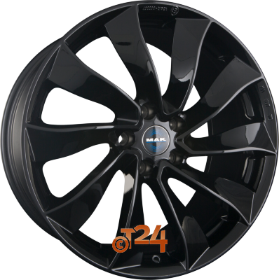 MAK Velgen - SOLAR Gloss Black - 19 inch