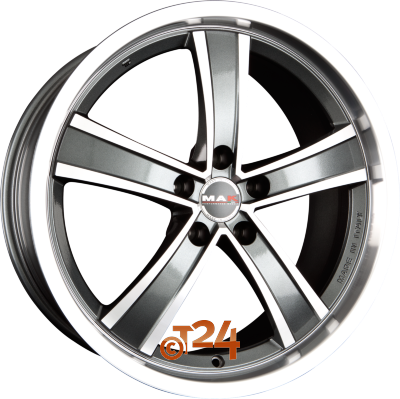 MAK Velgen - CHRONO Anthrazit Frontpoliert - 18 inch