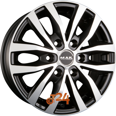 MAK Velgen - LOAD 6 Ice Black - 16 inch