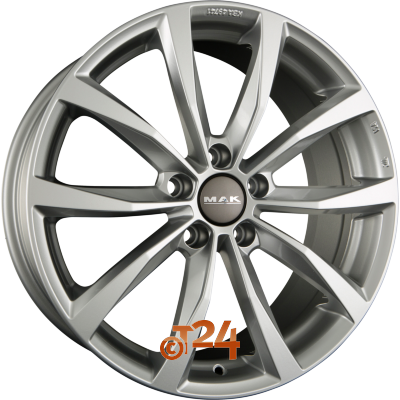 MAK Velgen - WOLF Silver - 17 inch