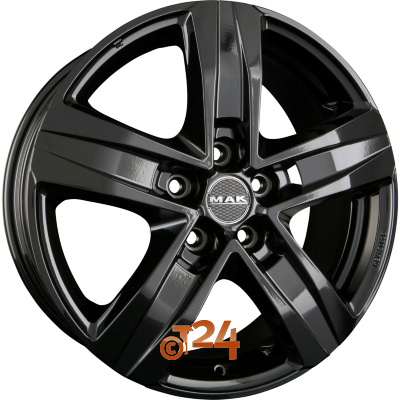 MAK Velgen - STONE 5 Gloss Black - 17 inch