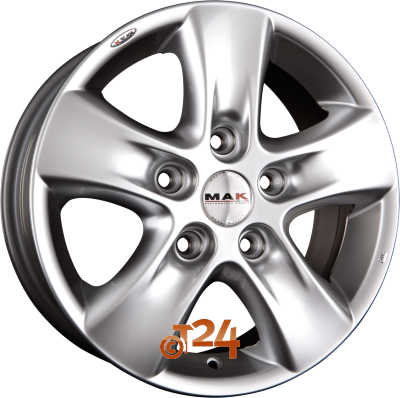 MAK Velgen - HD! Hyper Silver - 16 inch
