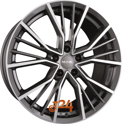 MAK Velgen - UNION Gun Metal Mirror Face - 19 inch
