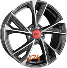 MAM Velgen - MAM RS6 Palladium Front Polish  - 18 inch