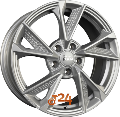 MAM Velgen - MAM RS6 Silver Painted  - 17 inch