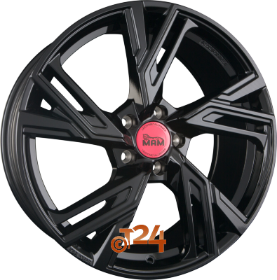 MAM Velgen - MAM RS5 Black Painted  - 19 inch