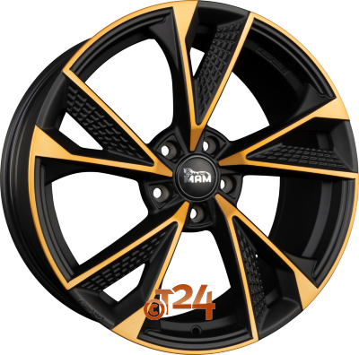 MAM Velgen - MAM RS6 Matt Black Front Copper  - 20 inch