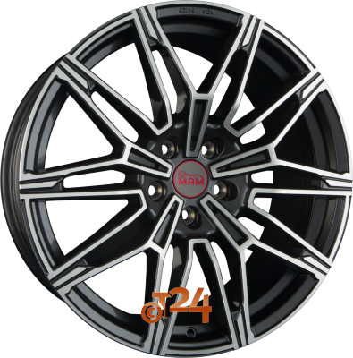 MAM Velgen - MAM B3 Palladium Front Polish  - 19 inch